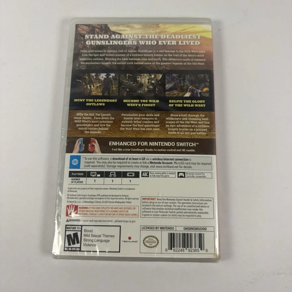 Call of Juarez: Gunslinger for Nintendo Switch [New Video Game]